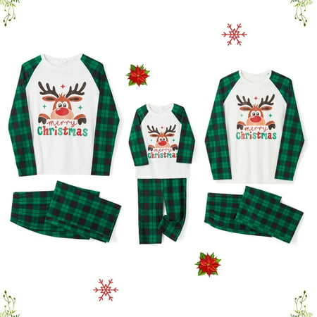Family Christmas Pjs Matching Sets Xmas Elk Letter Print Jammies for Adults Kids Holiday Sleepwear Set
Family Christmas Pjs Matching Sets Xmas Elk Letter Print Jammies for Adults Kids Holiday Sleepwear Set