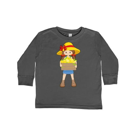 Inktastic Farming Girl with Crate of Lemons Gift Toddler Toddler Girl Long Sleeve T-Shirt
Inktastic Farming Girl with Crate of Lemons Gift Toddler Toddler Girl Long Sleeve T-Shirt