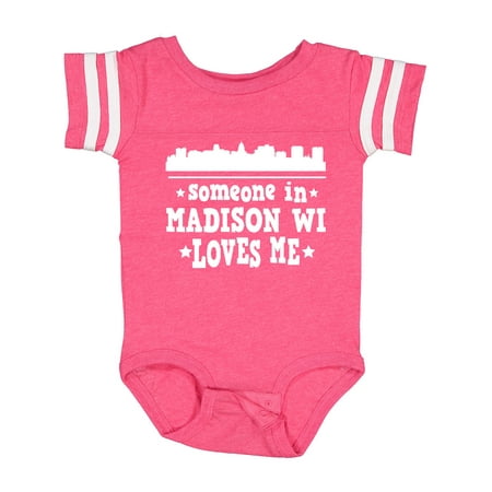 Inktastic Madison Wisconsin Someone Loves Me Skyline Gift Baby Boy or Baby Girl Bodysuit
Inktastic Madison Wisconsin Someone Loves Me Skyline Gift Baby Boy or Baby Girl Bodysuit