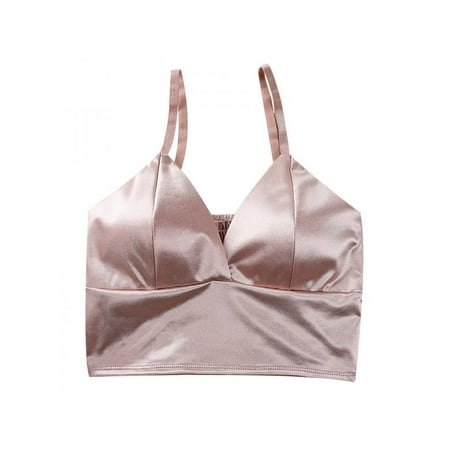 Ochine Women s Camisole Casual Basic Underwear Strappy Wireless Bra Satin V Neck Cami Tank Top Average Size
Ochine Women s Camisole Casual Basic Underwear Strappy Wireless Bra Satin V Neck Cami Tank Top Average Size
