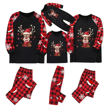 LEEy-world Christmas Pajamas For Family Family Matching Sets Dad Mom Kids Baby Deer Printing Family Parent-child Fitted Cotton Soft Two-piece Pajamas Outfits
LEEy-world Christmas Pajamas For Family Family Matching Sets Dad Mom Kids Baby Deer Printing Family Parent-child Fitted Cotton Soft Two-piece Pajamas Outfits