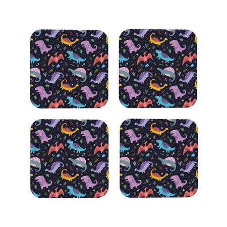 Leather Coasters with Heat-resistant for Drinks Cartoon dinosaur B Cup Coasters Cup Pad Mat for Tabletop Protection Coffee Table Office Desk and Housewarming Gift
Leather Coasters with Heat-resistant for Drinks Cartoon dinosaur B Cup Coasters Cup Pad Mat for Tabletop Protection Coffee Table Office Desk and Housewarming Gift