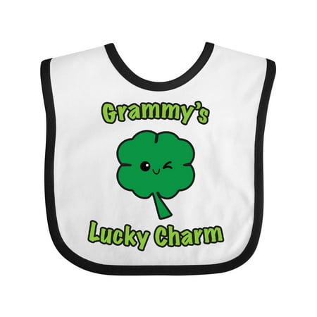 Inktastic Grammy s Lucky Charm Gift Baby Boy or Baby Girl Bib