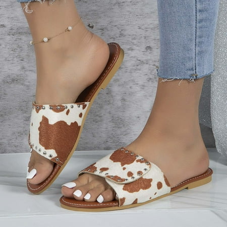 amlbb Flat Sandals for Women Fashion Flat Slippers Round-toe Leopard Print Casual Slippers Sandals Women
amlbb Flat Sandals for Women Fashion Flat Slippers Round-toe Leopard Print Casual Slippers Sandals Women