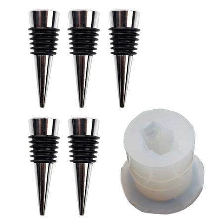 Crystal Wine Bottle Stopper Mold with 5Pcs Wine Stoppers Epoxy Casting Molds
Crystal Wine Bottle Stopper Mold with 5Pcs Wine Stoppers Epoxy Casting Molds