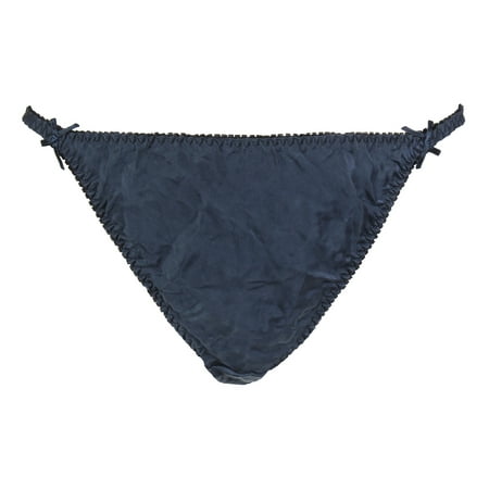 INTIMO Womens Classic Silk String Bikini Ocean Medium