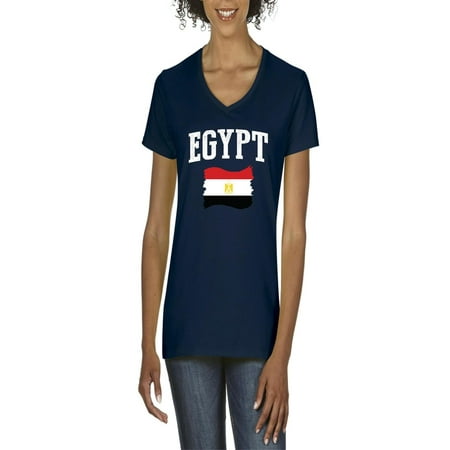 Egypt Women V-Neck T-Shirt