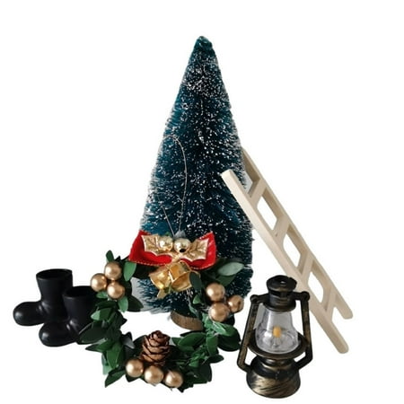 CHOMOEN Realistic Miniature Wichtel Set with 5 Accessories for Christmas Gnome House Model Lamp Boots Tree Wreath Ladder Set
CHOMOEN Realistic Miniature Wichtel Set with 5 Accessories for Christmas Gnome House Model Lamp Boots Tree Wreath Ladder Set