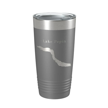 Lake Pepin Map Tumbler Travel Mug Insulated Laser Engraved Coffee Cup Minnesota Wisconsin 20 oz Dark Gray
Lake Pepin Map Tumbler Travel Mug Insulated Laser Engraved Coffee Cup Minnesota Wisconsin 20 oz Dark Gray