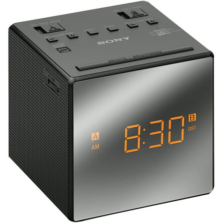 Sony ICFC1T Dual Alarm Clock Radio, Black