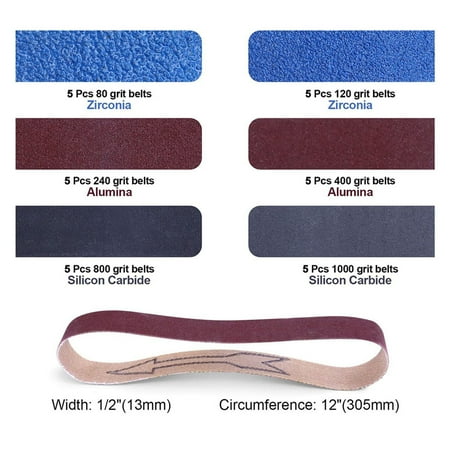 RANMEI 30 piece sharpener replacement abrasive belt kit Flat seam abrasive belt kit
RANMEI 30 piece sharpener replacement abrasive belt kit Flat seam abrasive belt kit