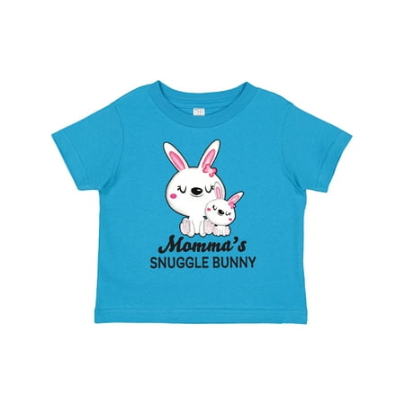 Inktastic Mommas Snuggle Bunny Easter Gift Toddler Toddler Girl T-Shirt