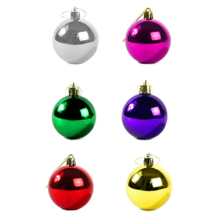 Eastshop 6Pcs 4/5/6/7/8cm Christmas Hanging Ball Electroplating Shatterproof Bright Color High Gloss Smooth Scene Layout Plastic Xmas Tree Decoration Ball Pendant Party Supplies
Eastshop 6Pcs 4/5/6/7/8cm Christmas Hanging Ball Electroplating Shatterproof Bright Color High Gloss Smooth Scene Layout Plastic Xmas Tree Decoration Ball Pendant Party Supplies