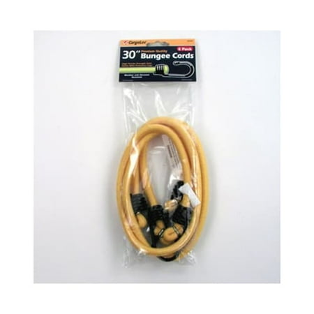 Allied 62323 30-Inch Yellow Bungee Cord with High Tensile Steel Hook 2-Pack