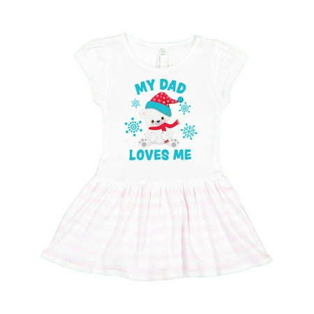 Inktastic Polar Bear My Dad Loves Me in Santa Hat with Snowflakes Gift Toddler Girl Dress
Inktastic Polar Bear My Dad Loves Me in Santa Hat with Snowflakes Gift Toddler Girl Dress