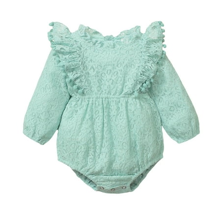 Baby Girls Romper 12 Months Baby Girls Lace 18 Months Baby Girls Solid Color One Piece Winter Romper Green
Baby Girls Romper 12 Months Baby Girls Lace 18 Months Baby Girls Solid Color One Piece Winter Romper Green
