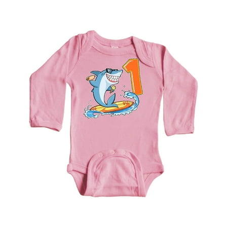 Inktastic First Birthday Surfing Shark with Hot Dog and Ice Cream Gift Baby Boy or Baby Girl Long Sleeve Bodysuit
Inktastic First Birthday Surfing Shark with Hot Dog and Ice Cream Gift Baby Boy or Baby Girl Long Sleeve Bodysuit