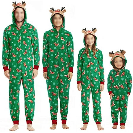 Viworld Christmas Family Matching Hoodie Pajamas Reindeer Romper Long Sleeve One Piece Jumpsuit Zipper Pjs for Adult Kids Baby Green
Viworld Christmas Family Matching Hoodie Pajamas Reindeer Romper Long Sleeve One Piece Jumpsuit Zipper Pjs for Adult Kids Baby Green
