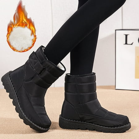 Akiihool Womens Snow Boots Women s Snow Winter Lace Up Flat Cute Outdoor Walking Shoes Non-Slip Shoes (Black 8.5)
Akiihool Womens Snow Boots Women s Snow Winter Lace Up Flat Cute Outdoor Walking Shoes Non-Slip Shoes (Black 8.5)