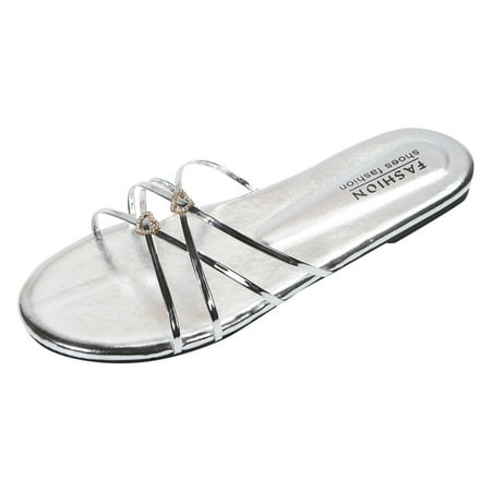 Youmylove Women Slide Slippers Sandals Summer Fashion Simple Lovely Rhinestones Comfortable Flat Bottom Oversized Slippers Leisure Ladies Cozy Daily Walking
Youmylove Women Slide Slippers Sandals Summer Fashion Simple Lovely Rhinestones Comfortable Flat Bottom Oversized Slippers Leisure Ladies Cozy Daily Walking