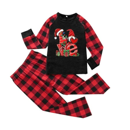 Black Christmas Pajamas for Family Sleepwear for Christmas Family Matching Christmas Print Plaid Long Sleeve Tops And Pants Soft Casusal Holiday Top T Shirt Sleepwear Trousers (Kid)
Black Christmas Pajamas for Family Sleepwear for Christmas Family Matching Christmas Print Plaid Long Sleeve Tops And Pants Soft Casusal Holiday Top T Shirt Sleepwear Trousers (Kid)