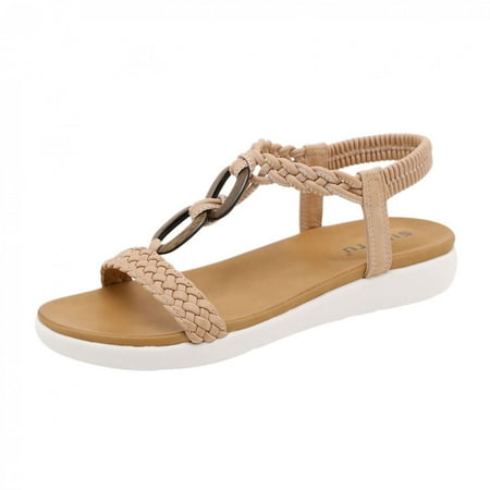 Mchoice Women s Sandals Bohemia Summer Beach Flats Beaded Ankle Strappy Sandal Dressy Shoes - Hiking Sandals Light-Weight Shoes on Clearance
Mchoice Women s Sandals Bohemia Summer Beach Flats Beaded Ankle Strappy Sandal Dressy Shoes - Hiking Sandals Light-Weight Shoes on Clearance