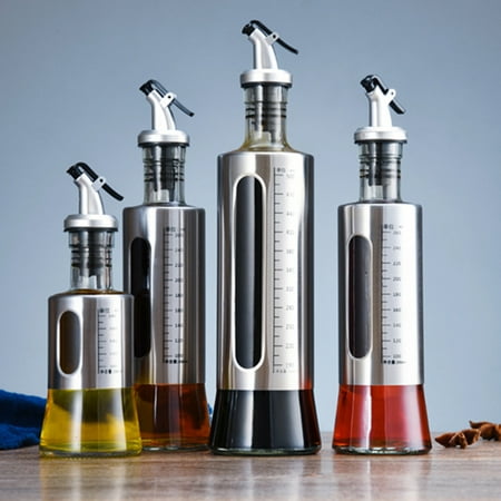 Poseidon 200/300/500ml Oil Bottle with Scale Multifunctional Glass Seasoning Storage Dispenser for Kitchen
Poseidon 200/300/500ml Oil Bottle with Scale Multifunctional Glass Seasoning Storage Dispenser for Kitchen