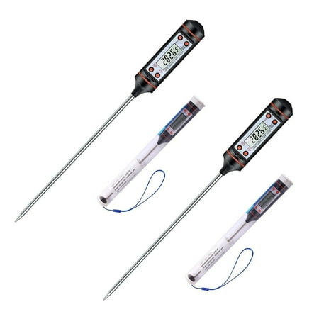2X Food Thermometer Food Cooking Thermometer Kitchen Thermometer Meat Thermometer Long Probe Digital Meat Thermometer
2X Food Thermometer Food Cooking Thermometer Kitchen Thermometer Meat Thermometer Long Probe Digital Meat Thermometer