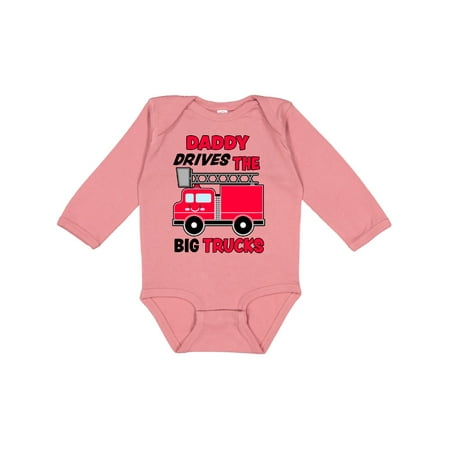 Inktastic Daddy Drives The Big Trucks with Fire Truck Gift Baby Boy or Baby Girl Long Sleeve Bodysuit
Inktastic Daddy Drives The Big Trucks with Fire Truck Gift Baby Boy or Baby Girl Long Sleeve Bodysuit