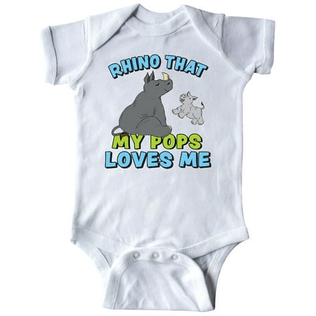 Inktastic Rhino That My Pops Loves Me with Cute Rhinos Gift Baby Boy or Baby Girl Bodysuit
Inktastic Rhino That My Pops Loves Me with Cute Rhinos Gift Baby Boy or Baby Girl Bodysuit