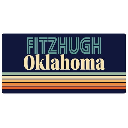 Fitzhugh Oklahoma 5 x 2.5-Inch Fridge Magnet Retro Design