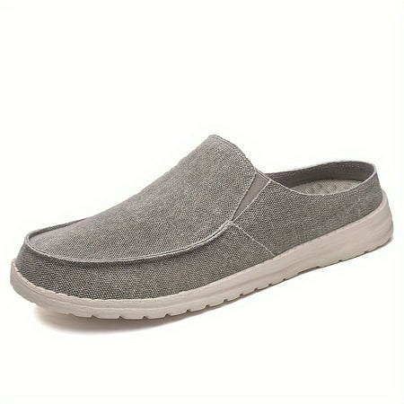 Men s Stylish Solid Backless Canvas Shoes Breathable Lightweight Slip On Casual Slippers For Outdoor Walking Spring And Summer
Men s Stylish Solid Backless Canvas Shoes Breathable Lightweight Slip On Casual Slippers For Outdoor Walking Spring And Summer
