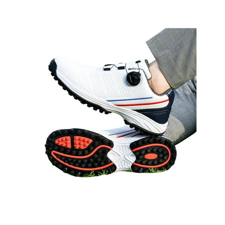 Gomelly Mens Sneakers Professional Walking Shoes Comfort Golf Lightweight Trainers Sports Outdoor White Blue Red Stripe 7.5
Gomelly Mens Sneakers Professional Walking Shoes Comfort Golf Lightweight Trainers Sports Outdoor White Blue Red Stripe 7.5