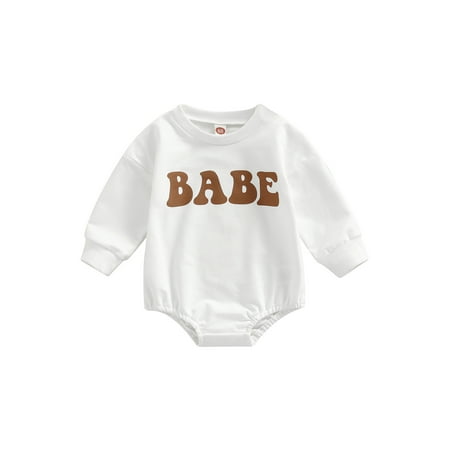 Binpure Baby Girls Boys Spring Romper Long Sleeve O Neck Letter BABE Print Casual Playsuit
Binpure Baby Girls Boys Spring Romper Long Sleeve O Neck Letter BABE Print Casual Playsuit