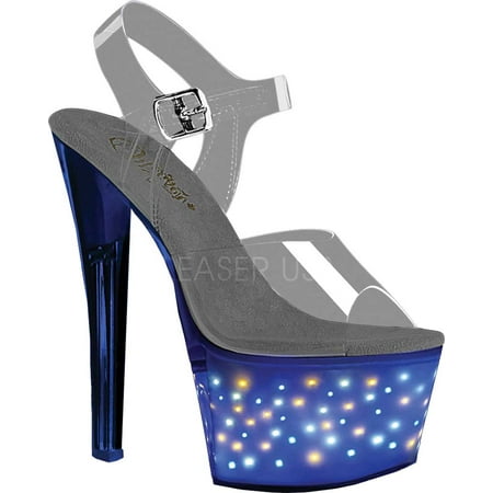 Women s Pleaser Echolite 708 Ankle Strap Sandal