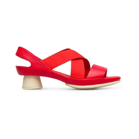 Camper Women s Alright Sandal in Bright Red 8 US