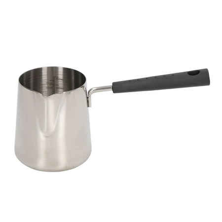 Coffee Milk Frothing Pitcher Cup 304 Stainless Steel Long Handle Milk Pitcher Pointed Tip Latte Frothing Cup with Scale
Coffee Milk Frothing Pitcher Cup 304 Stainless Steel Long Handle Milk Pitcher Pointed Tip Latte Frothing Cup with Scale
