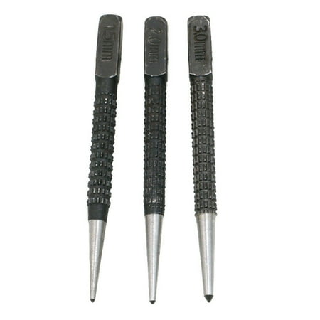 SIEYIO 3Pcs High Hardness Sample Center Punch Non-slip Center Punch Set Cylindrical Center Punch for Machinists and Carpenters
SIEYIO 3Pcs High Hardness Sample Center Punch Non-slip Center Punch Set Cylindrical Center Punch for Machinists and Carpenters