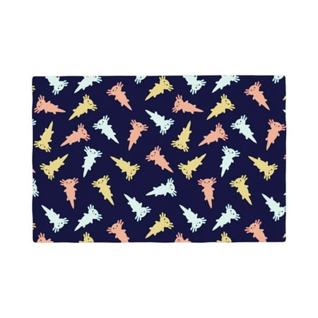 Placemats Set of 4 Cute cartoon axolotl navyblue Heat Resistant Non - Slip Place mats Waterproof table mat for Kitchen Dining-6片装
Placemats Set of 4 Cute cartoon axolotl navyblue Heat Resistant Non - Slip Place mats Waterproof table mat for Kitchen Dining-6片装