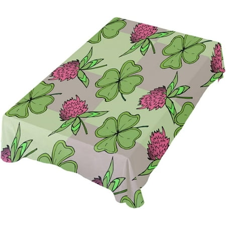 Hidove Beautiful Clover and Flowers Rectangle Tablecloth St. Patrick s Day Kitchen Decoration Dinner Rectangular Table Cover for Party Holiday Hotel BBQ-Machine Washable 54x72In
Hidove Beautiful Clover and Flowers Rectangle Tablecloth St. Patrick s Day Kitchen Decoration Dinner Rectangular Table Cover for Party Holiday Hotel BBQ-Machine Washable 54x72In