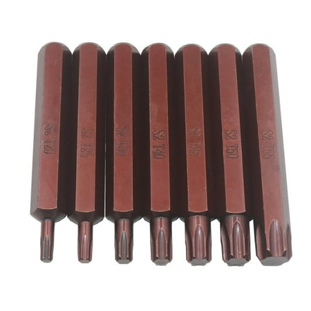 Leke 7pcs Torx Screwdriver Bits Set 30mm 75mm Alloy Steel Magnetic Impact Bit T20-T55
Leke 7pcs Torx Screwdriver Bits Set 30mm 75mm Alloy Steel Magnetic Impact Bit T20-T55