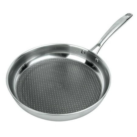 Masterpan 9.5 in. 3-Ply Stainless Steel Premium ILAG Non-Stick Scratch Resistant Frying Pan
Masterpan 9.5 in. 3-Ply Stainless Steel Premium ILAG Non-Stick Scratch Resistant Frying Pan