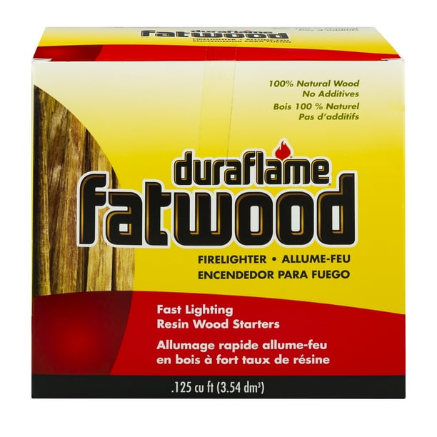 duraflame fatwood Kindling Sticks Resin Rich Firelighters - .125 cu ft