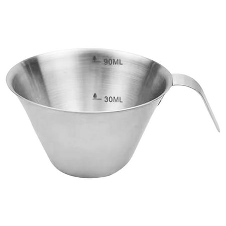 Stainless Steel Espresso Measuring Cup 90ml Capacity Coffee Mug Milk Tea Cup Kitchen Supplies
Stainless Steel Espresso Measuring Cup 90ml Capacity Coffee Mug Milk Tea Cup Kitchen Supplies