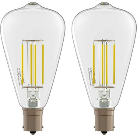 HElectQRIN LED Edison Bulb 3W 150 Lumens Warm White 3000K LED Vintage Replace Globe Dinette Light Fixtures Pack of 2
HElectQRIN LED Edison Bulb 3W 150 Lumens Warm White 3000K LED Vintage Replace Globe Dinette Light Fixtures Pack of 2