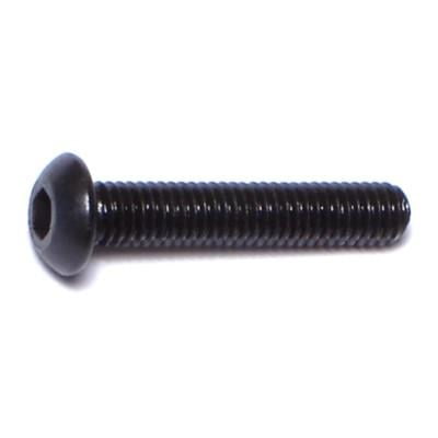 3mm-0.5 x 16mm Black Oxide Class 10.9 Steel Coarse Thread Button Head Hex Socket Cap Screws
3mm-0.5 x 16mm Black Oxide Class 10.9 Steel Coarse Thread Button Head Hex Socket Cap Screws