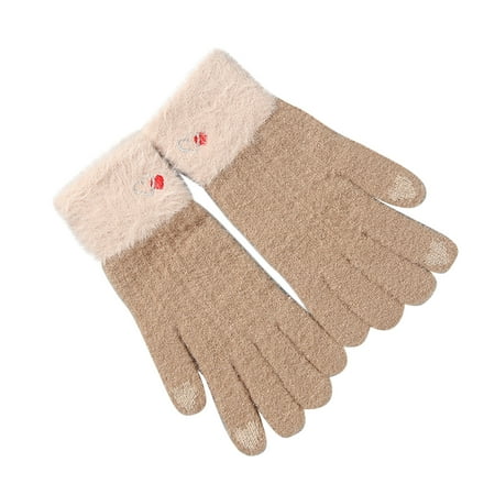 Dezsed Women s Winter Touchscreen Gloves Clearance Gloves Women s Winter Five-finger Knitted Wool Touchable Screen Warm Cute Thick Finger Touchable Screen Biking Schoolgirl Gloves Khaki
Dezsed Women s Winter Touchscreen Gloves Clearance Gloves Women s Winter Five-finger Knitted Wool Touchable Screen Warm Cute Thick Finger Touchable Screen Biking Schoolgirl Gloves Khaki
