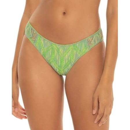 Becca by Rebecca Virtue GREEN Adela Mosaic Hipster Bikini Bottom US Large