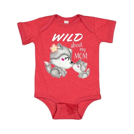 Inktastic Wild About My Mom- Mother and Baby Wolves Gift Baby Boy or Baby Girl Bodysuit
Inktastic Wild About My Mom- Mother and Baby Wolves Gift Baby Boy or Baby Girl Bodysuit