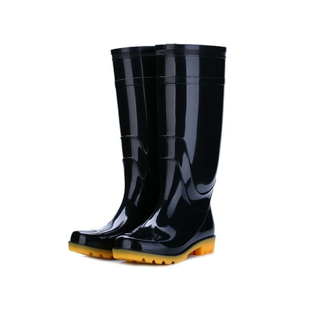 Lacyhop Mens Rain Boots Non-Slip Garden Shoes Waterproof Work Boot Rainy PVC Casual Slip On Black Style A 6
Lacyhop Mens Rain Boots Non-Slip Garden Shoes Waterproof Work Boot Rainy PVC Casual Slip On Black Style A 6